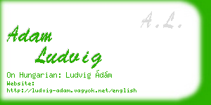 adam ludvig business card